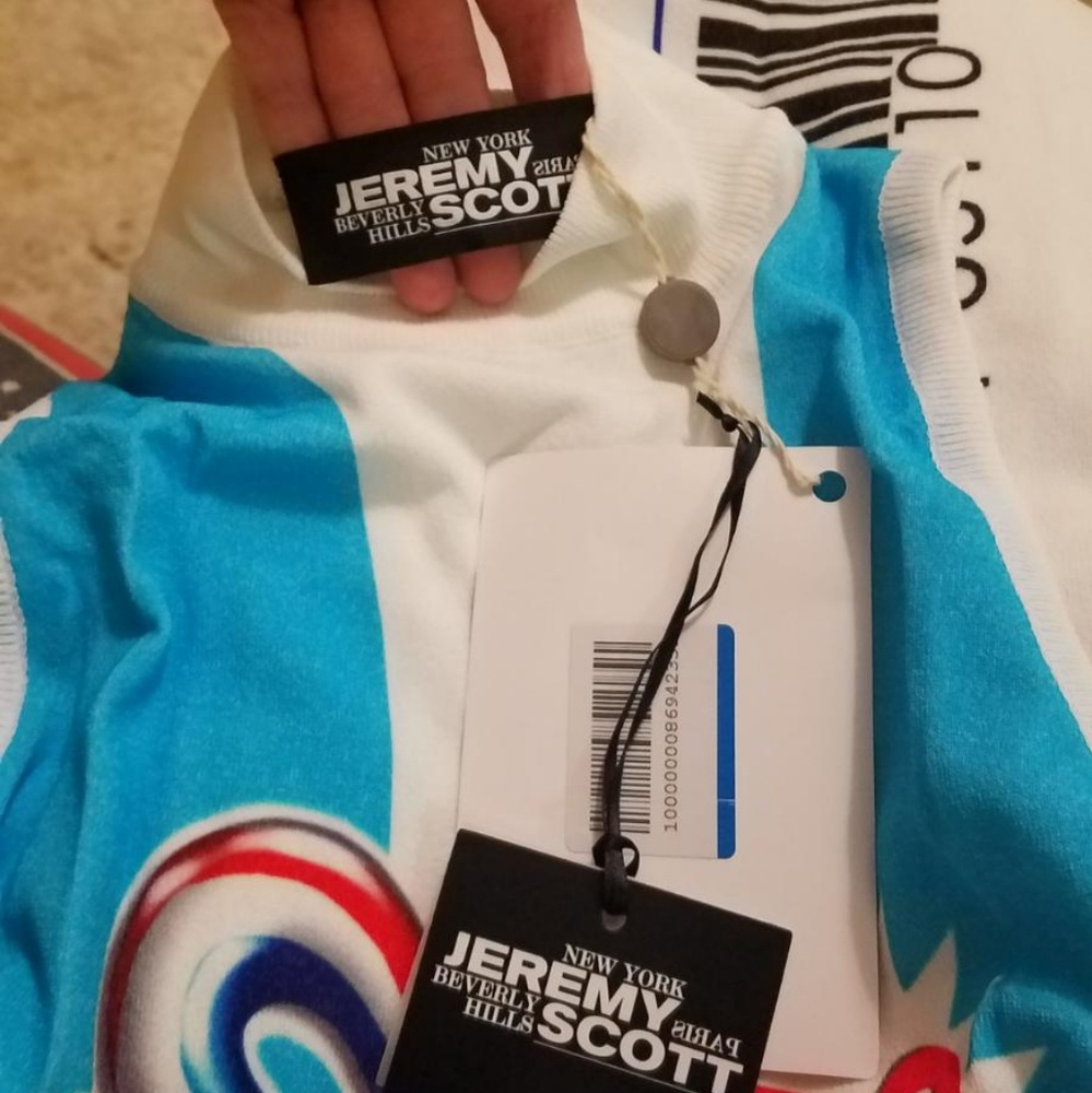 NWT Jeremy Scott Toothpaste Dress - Picture 7 of 8